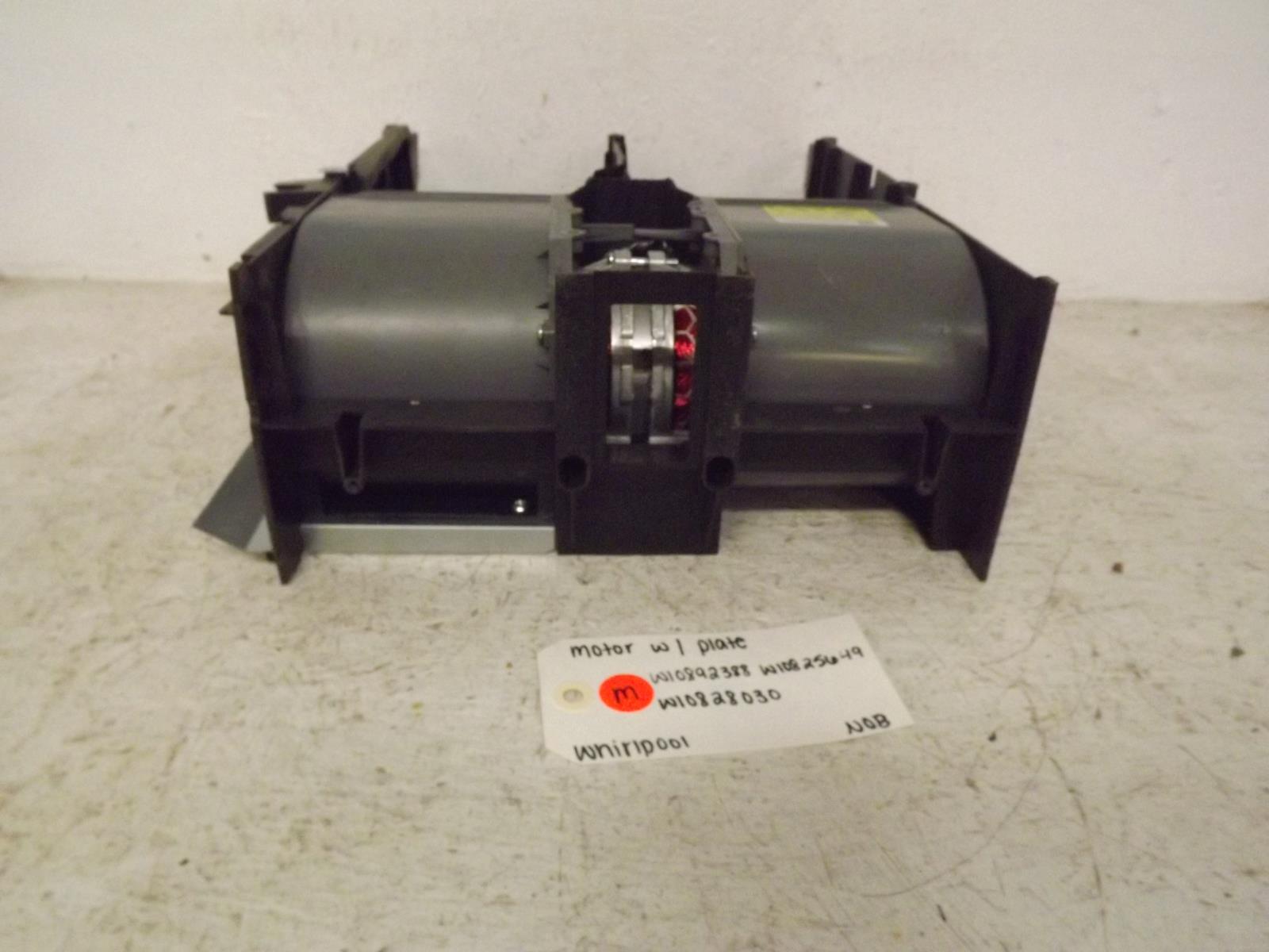 Whirlpool Microwave W10892388 W10825649 W10828030 Motor W/ Plate NOB Whirlpool Microwave W10892388 W10825649 W10828030 Motor W/ Plate NOB